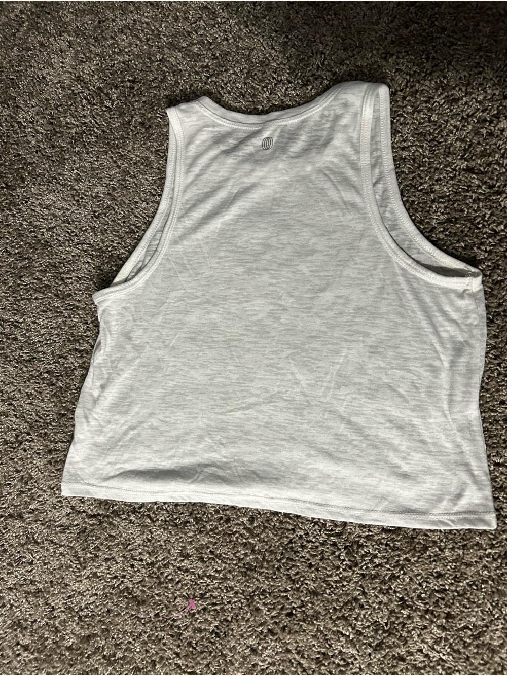 Balance Collection White Ribbed Crop Tank - Picture 3 of 3